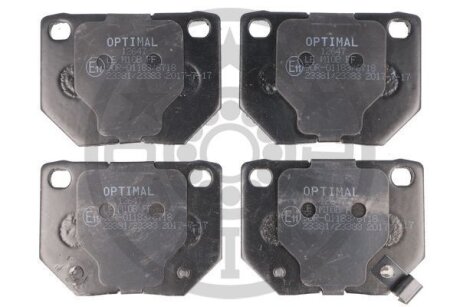 Гальмівні колодки дискові Optimal BP-12647 (фото 1)