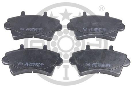Гальмівні колодки дискові Optimal BP-81900 (фото 1)