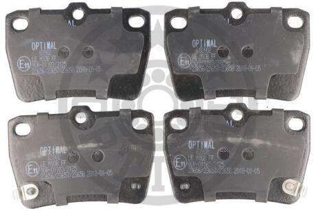 Гальмівні колодки дискові Optimal BP-83902 (фото 1)
