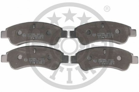 Гальмівні колодки дискові Optimal BP84010 (фото 1)