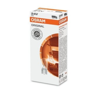 Автолампа (2W 24V W2,1X9,5D 5XF) OSRAM 2840