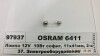 Лампа софітних допоміж. освітлення C10W 12V 10W SV8.5-8 (вир-во OSRAM) 6411