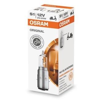 ЛАМПА S1 25/25W 12V BA20D FS STANDARD OSRAM 64326 (фото 1)