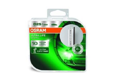 ЛАМПА D2S 85V 35W P32d-2 DUO XENARC ULTRA LIFE OSRAM 66240ULT-HCB (фото 1)