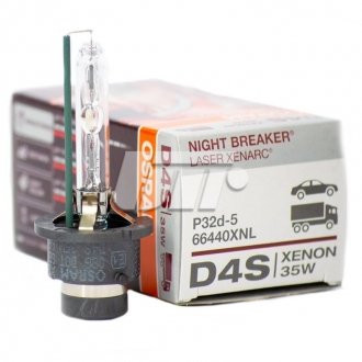 Лампа ксеноновая D4S XENARC NIGHT BREAKER LASER 35Вт (+200) OSRAM 66440XNL