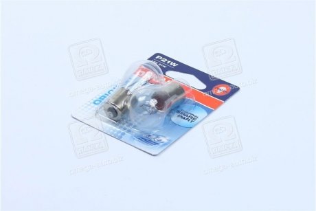 Лампа допоміжн. освітлення Р21w 12v 21w Ва15s (2 шт) blister OSRAM 7506-02B (фото 1)