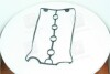 Прокладка крышки клапанной DAEWOO A15DMS/A16DMS PARTS-MALL P1G-C016 (фото 2)