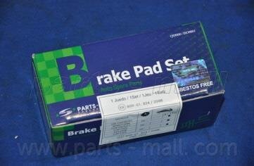 Гальмівні колодки дискові PARTS-MALL PKC-E21 (фото 1)