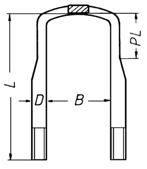 Стремянка рессоры PE AUTOMOTIVE 045.071-00A (фото 1)
