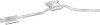 Глушитель, алюм. сталь, середн. часть Ford Scorpio 85-89 2.0 (08.254) Polmostrow 08254