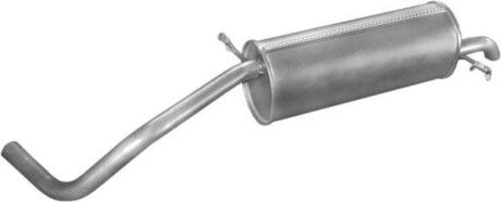 Глушник задній SEAT CORDOBA, SKODA FABIA 1.2 (2001-2005) POLMOSTROW 24.52