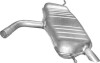Глушитель алюм. сталь, задн. часть Golf V / Golf V Plus 1.6i/1.6 FSi (30.616) Po 30616