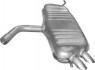 Глушник, алюм. сталь, задн. част. VW Golf V 2.0 SDi Diesel hatchback 01/04-11/08 (30.617) Polmostrow 30617