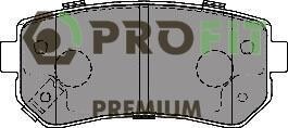 Колодки гальмівні дискові PROFIT 5005-1956 (фото 1)