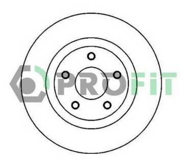 Диск гальмівний PROFIT 5010-2019