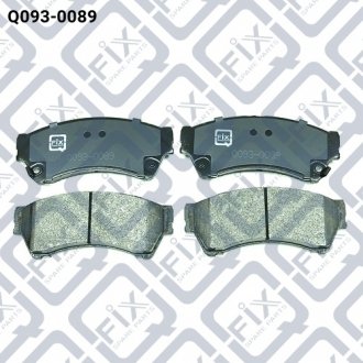Колодки гальмівні передні дискові Q-fix Q0930089 (фото 1)
