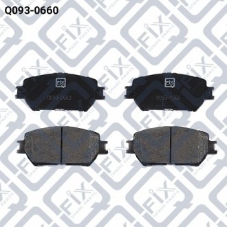 Фото 1 - колодки торм передн Q-fix Q0930660 КОЛОДКИ ТОРМ ПЕРЕДН Q-fix Q0930660 (фото 1)