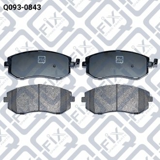 Фото 1 - колодки торм передн 137.1*56.8*16.8 Q-fix Q093-0843 КОЛОДКИ ТОРМ ПЕРЕДН 137.1*56.8*16.8 Q-fix Q093-0843 (фото 1)