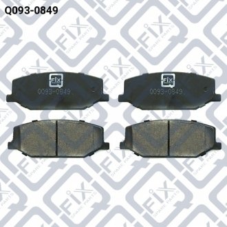 Фото 1 - колодки гальмівні передн.дискові Q-fix Q0930849 Колодки гальмівні передн.дискові Q-fix Q0930849 (фото 1)