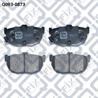 Фото 1 - колодки торм задн диск Q-fix Q0930873 КОЛОДКИ ТОРМ ЗАДН ДИСК Q-fix Q0930873 (фото 1)