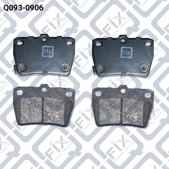 Фото 1 - колодки гальмівні Q-fix Q0930906 Колодки гальмівні Q-fix Q0930906 (фото 1)