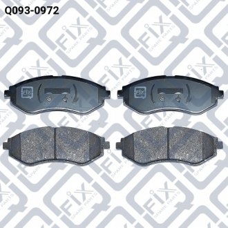 КОЛОДКИ ТОРМ ПЕРЕДН Q-fix Q0930972 (фото 1)
