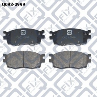 Фото 1 - колодки торм передн Q-fix Q0930999 КОЛОДКИ ТОРМ ПЕРЕДН Q-fix Q0930999 (фото 1)