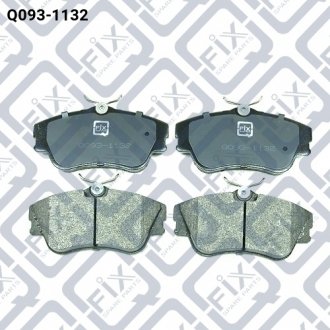 Фото 1 - колодки гальмівні передн.дискові Q-fix Q0931132 Колодки гальмівні передн.дискові Q-fix Q0931132 (фото 1)