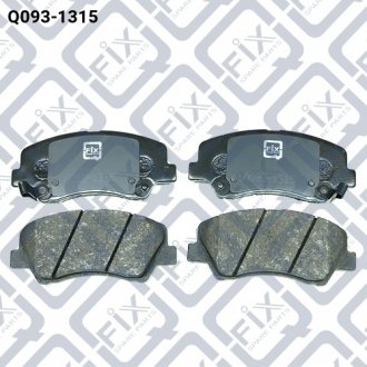 Колодки гальмівні передні дискові Q-fix Q093-1315
