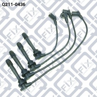 Фото 1 - дроти свічок запалювання комплет Q-fix Q2110436 Дроти свічок запалювання комплет Q-fix Q2110436 (фото 1)