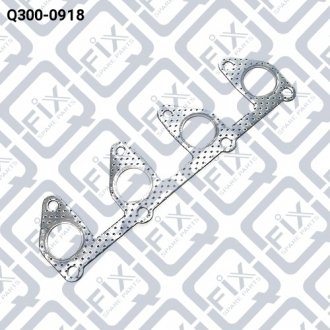 Фото 1 - прокладка выпускного коллектора Q-fix Q3000918 ПРОКЛАДКА ВЫПУСКНОГО КОЛЛЕКТОРА Q-fix Q3000918 (фото 1)