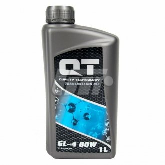 Масло трансмиссионное для МКПП 80W- GL4 Qt-oil QT2480W01 (фото 1)