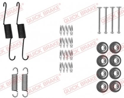 Комплект пружинок колодок ручного гальма QUICK BRAKE 105-0031 (фото 1)