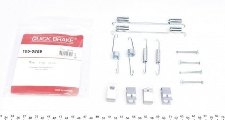 Р/к барабанних гальм. колодок QUICK BRAKE 105-0859 (фото 1)