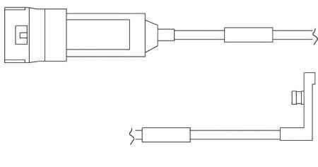 Датчик износа QUICK BRAKE WS 0119 A