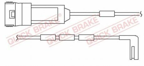 Датчик зносу гальмівних колодок QUICK BRAKE WS 0124 A (фото 1)