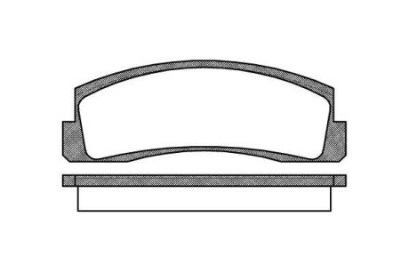 Колодки гальмівні дискові REMSA 0103.00