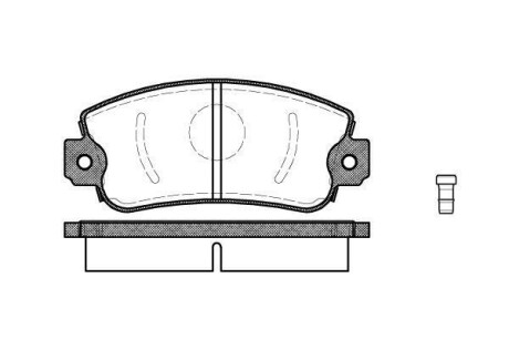 Тормозные колодки REMSA 0372.02