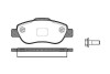 Колодки гальмівні передні дискові FIAT PANDA 03-12 1100.00