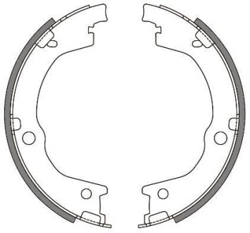 Колодки гальмівні барабанні REMSA 4644.00