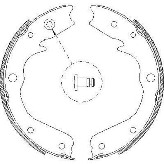 Фото 1 - колодки гальмівні барабанні OPEL Frontera B REMSA 4709.00 Колодки гальмівні барабанні OPEL Frontera B REMSA 4709.00 (фото 1)