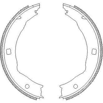 Колодки гальмівні барабанні REMSA 4717.00