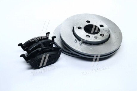 Комплект тормозной передн. SKODA ROOMSTER, OCTAVIA -10,VW POLO 09-,GOLF IV REMSA 8633.09 (фото 1)