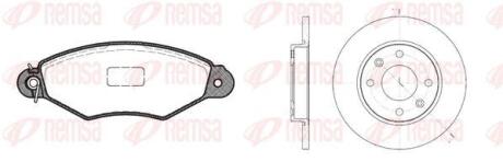 CITROEN К-кт гальм. колодки + диски XSARA (N1) 1.9 D 98-05 REMSA 8643.00
