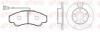 REMSA FIAT К-кт гальмівні колодки + диски передн. Ducato 02-, CITROEN 8959.00