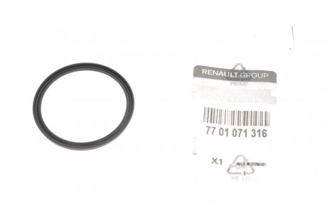 Кольцо уплотнительное патрубка интеркулера 1,5/2,0 dci Renault Trafic II, Kangoo II Renault RENAULT / DACIA 7701071316