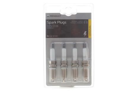 Фото 1 - комплект свечей зажигания блистер 4шт 224018760R RENAULT/DACIA 7711940255 Комплект свечей зажигания блистер 4шт 224018760R RENAULT/DACIA 7711940255 (фото 1)