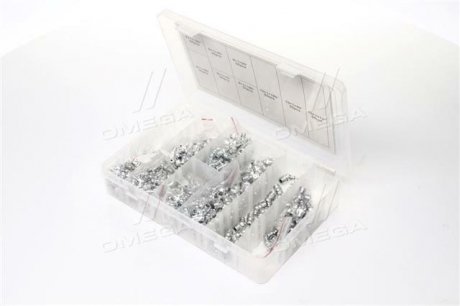 Набір прес-маслюк, 450 шт. М6, М8, М10. Прямі та кутові 45-90гр. RIDER RD11450ZK