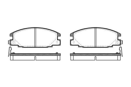 Гальмівні колодки дискові ROADHOUSE 2238.04