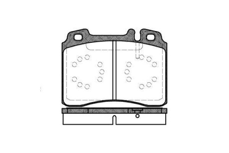 Гальмівні колодки дискові ROADHOUSE 2379.00